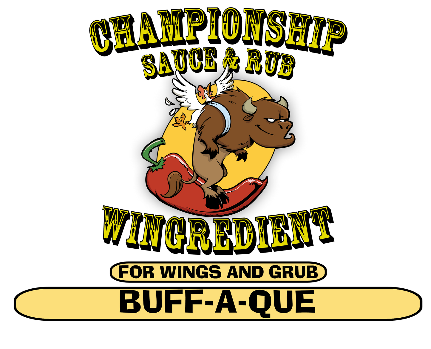 Buff-A-Que - Commercial Case of 6 - Wing Sauce Mix (Combo Flavor - See Description)