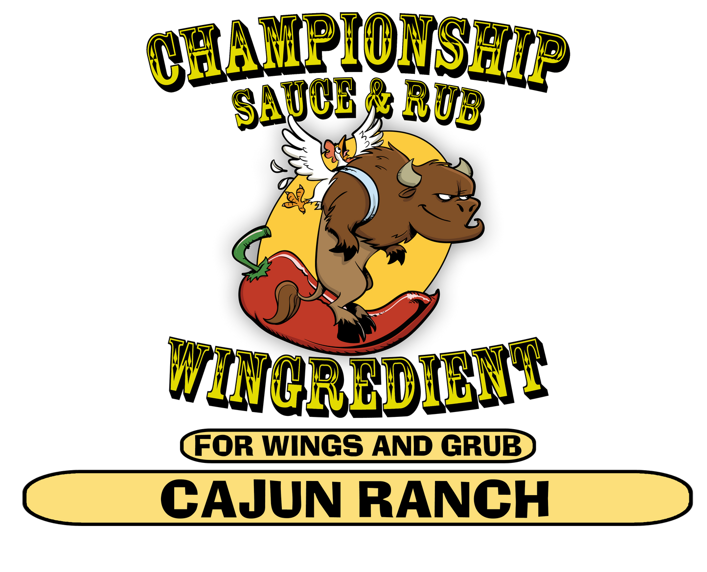 Cajun Ranch - Commercial Case of 6 - Wing Sauce Mix (Combo Flavor - See Description)