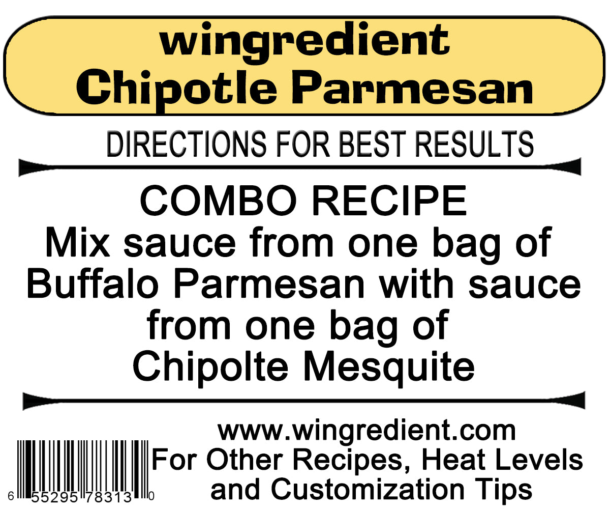 Chipotle Parmesan - Commercial Case of 6 - Wing Sauce Mix (Combo Flavor - See Description)