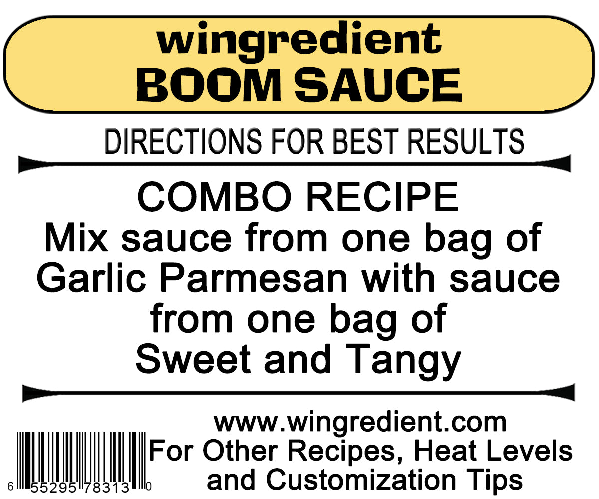 Boom Sauce - Commercial Case of 6 - Wing Sauce Mix (Combo Flavor - See Description)