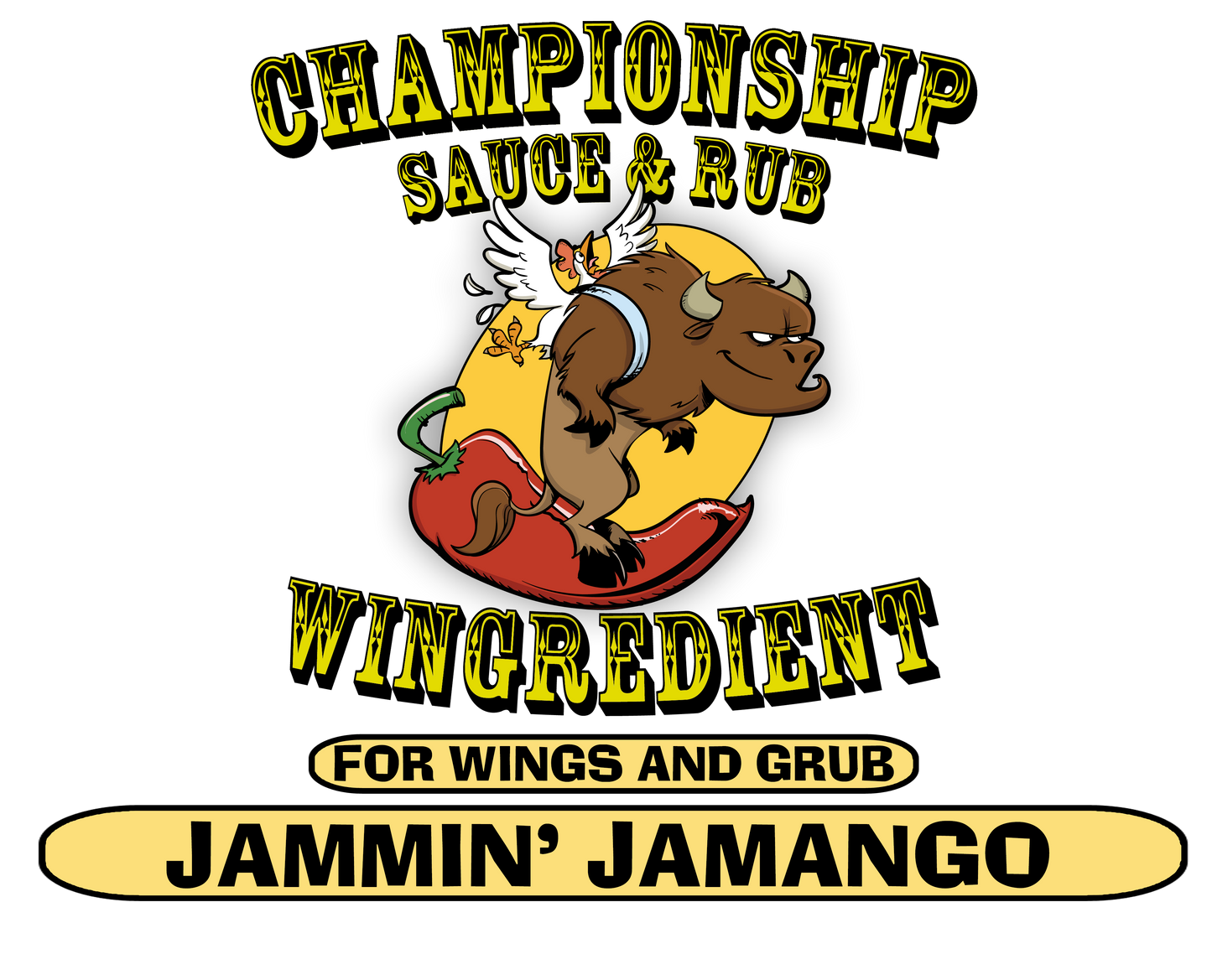 Jammin' Jamango - Commercial Case of 6 - Wing Sauce Mix (Combo Flavor - See Description)