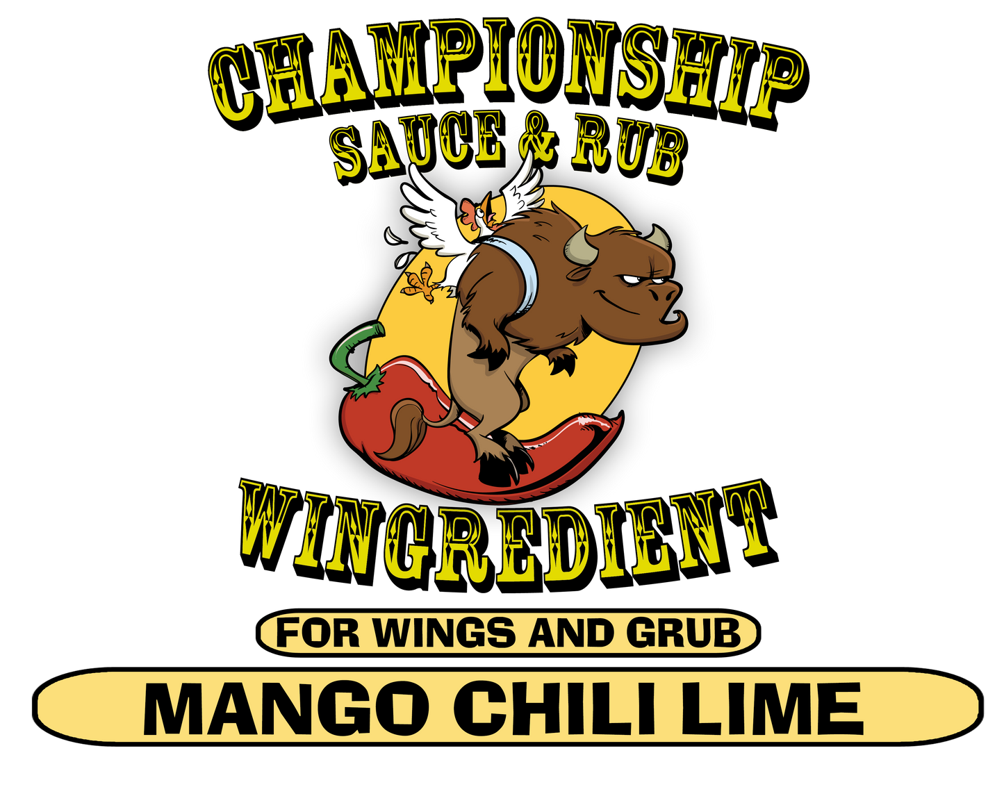 Mango Chili Lime - Commercial Case of 6 - Wing Sauce Mix (Combo Flavor - See Description)