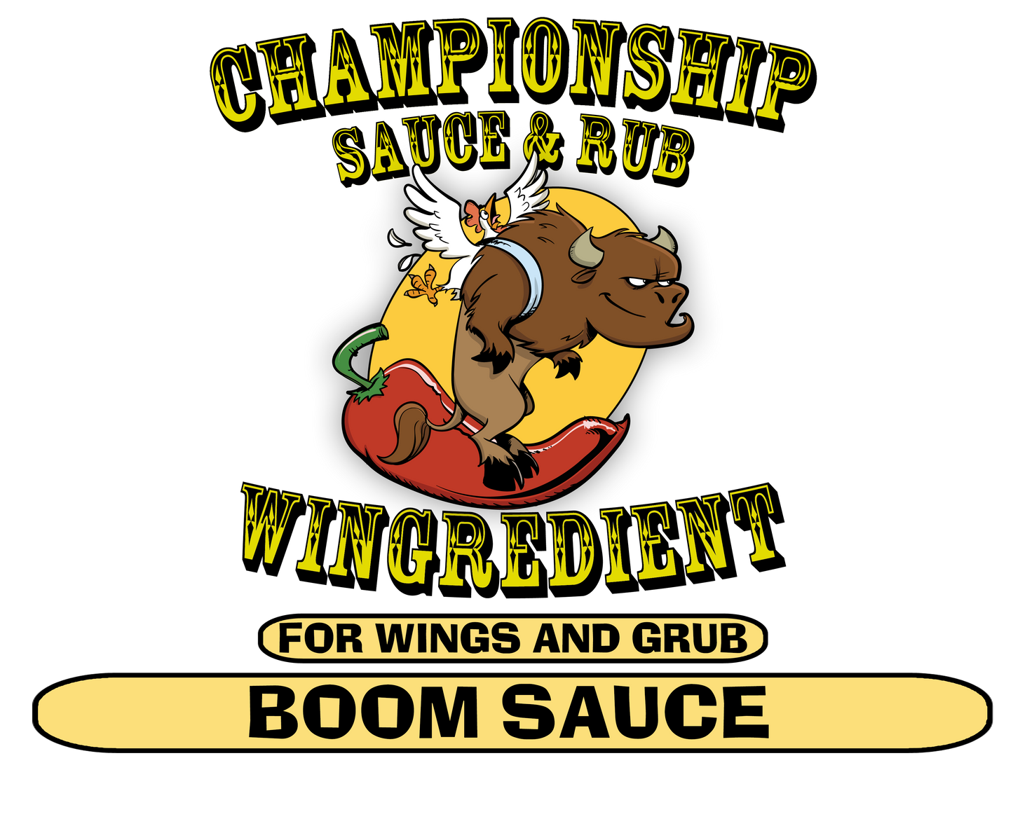 Boom Sauce - Commercial Case of 6 - Wing Sauce Mix (Combo Flavor - See Description)