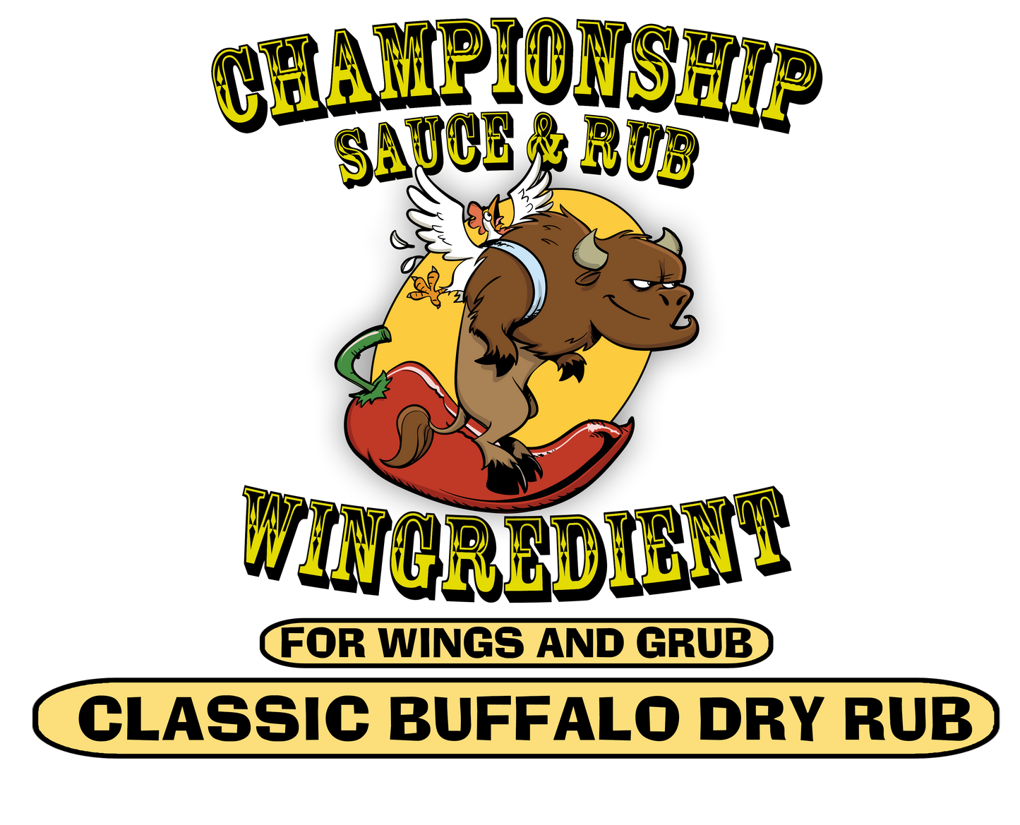 Classic Dry Rub - Commercial Case of 5 - Wing Sauce Mix