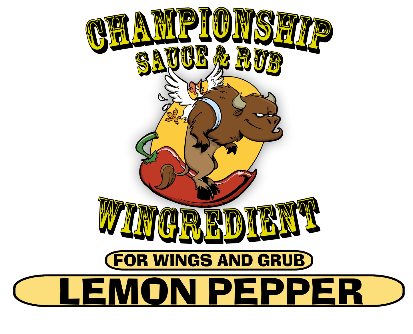 Lemon Pepper - Commercial Case of 6 - Wing Sauce Mix